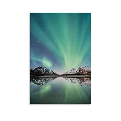 XIEHOU Northern Lights - Póster decorativo de Michigan (30 x 45 cm)