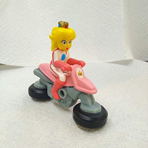 YUNDING súper Hermanos Mario Kart 2 unids / Lote Mario Super Mario Mario Peach Princess Peach Kart Cápsula de Juguete Hand-Run Genuine