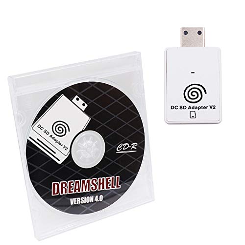 YUYAN Adaptador de tarjeta SD TF DC V2 para -SEGA Dreamcast y disco con cargador de arranque DreamShell