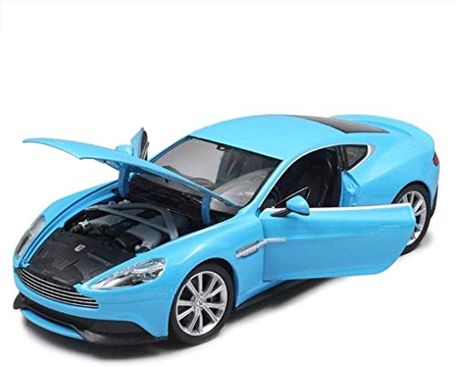 YZHM Car Modelo 1:32 Scale Aston Martin Vanquish Simulación Extremadamente Detalle Detalle Modelo Modelo Juguete Juguete Deportivo Kit Deportes Colección de Autos Deportivos, 18x8x4.5cm.