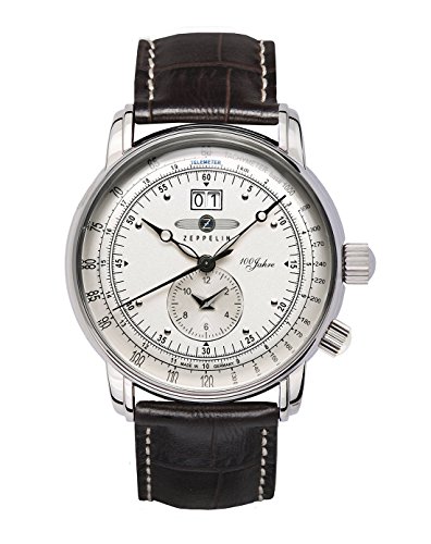 Zeppelin Reloj Analógico de Cuarzo para Hombre con Correa de Piel – 7640-1