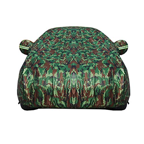 Zfggd Cubierta de coche Camuflaje Oxford Traje de tela Toyo-ta Corolla Protección solar especial Cubierta de coche