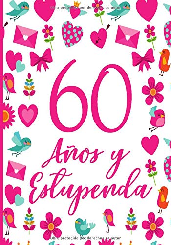 60 Años y Estupenda: Regalo de Cumpleaños 60 Años Para Mujer Planificador Agenda Tareas Diarias