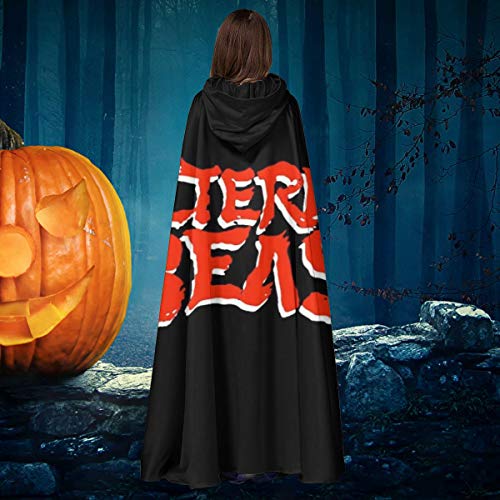 AISFGBJ Altered Beast Logo Unisex Navidad Halloween Bruja Caballero con Capucha Albornoz Vampiros Capa Capa Cosplay Disfraz