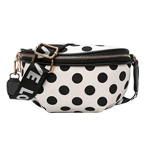 akaddy Bolso de la cintura de Fanny del bolso de la cintura de la moda de las mujeres Fanny Pack