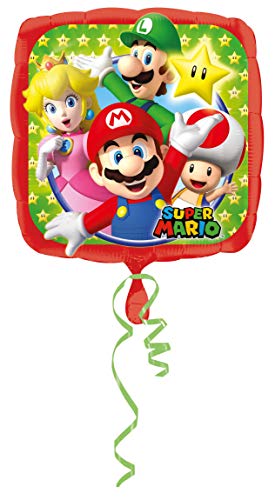 Amscan - Bolsa de regalo para fiesta infantil con temática de Mario Bros