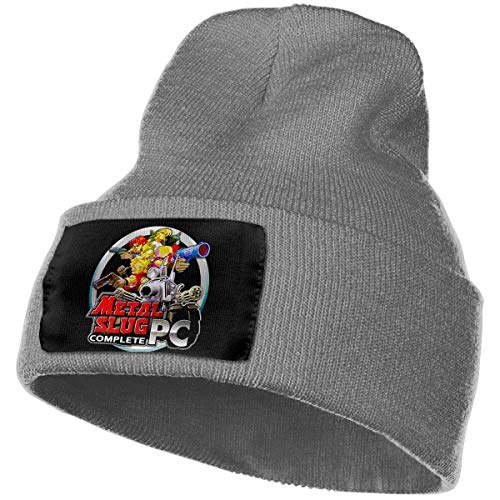 AOOEDM Metal Slug para hombre y mujer La colección completa de Pc Skull Beanie Sombreros Gorros de punto de invierno Sombrero de esquí suave y cálido Negro