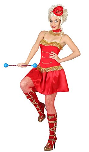 Atosa-28291 Disfraz Majorette, color rojo, XL (28291)