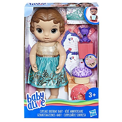 Baby Alive- Bebé Cupcake Birthday (Hasbro E0597ES1)