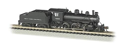 Bachmann Industrias Alco 2 – 6-0 Nueva York Central 1906 Locomotora de Vapor Coche