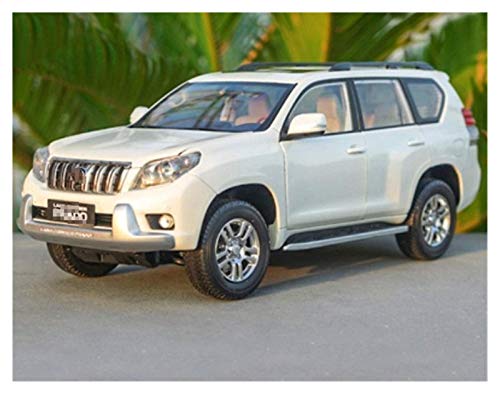 BECCYYLY Diecast Model Coche 1/18 para Terrenos para Cruiser para Prado Diecast SUV Model Model Toys for Boy Gifts Collection Colling Carting Model con Caja (Color: Verde A) wmpa (Color : White a)