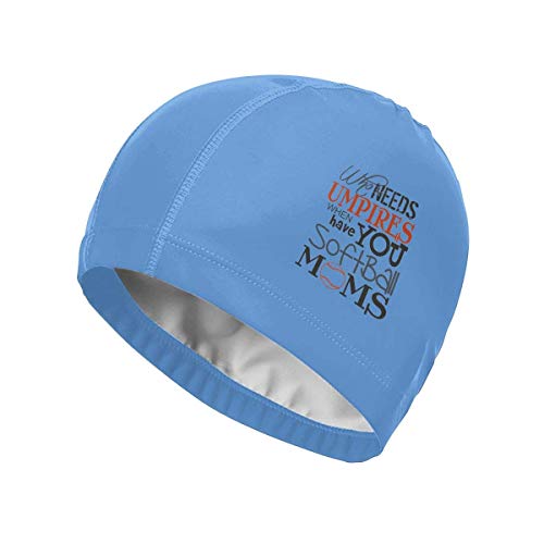 Bikofhd Cuando Tienes Gorra de natación Softball Moms Gorro de baño/Ducha para Cabello Largo o Corto