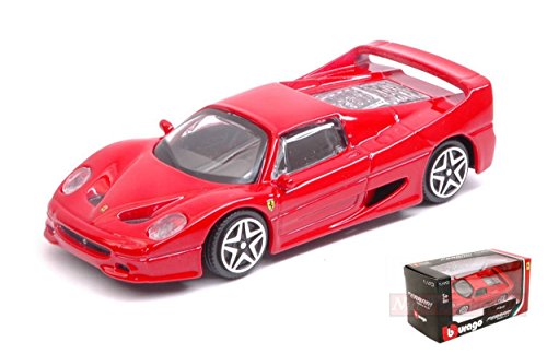 Burago BU31108R Ferrari F50 Red 1:43 MODELLINO Die Cast Model Compatible con