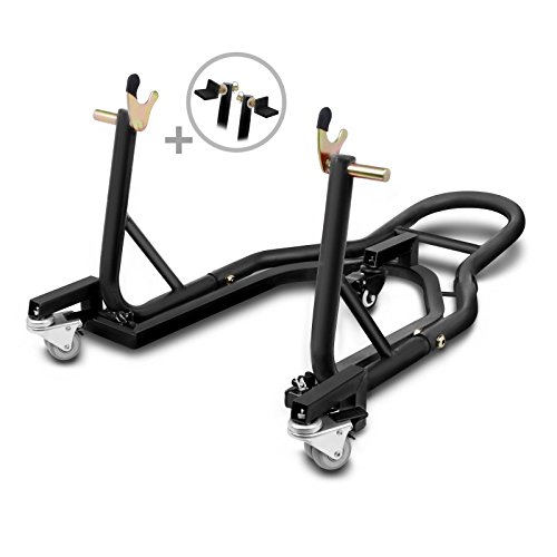 Caballete Trasero peana Aparcamiento Moto ConStands Mover II Negro Mate para Aprilia Pegaso 650 Strada/Factory, Pegaso 650 Trail, RS 125, RS 250, RS 50, RS4 125