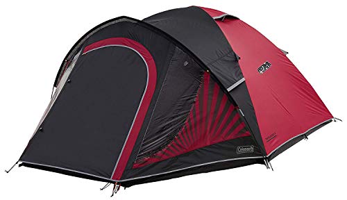 Coleman Blackout für 4 Personen Tienda de campaña, Unisex Adulto, Rojo-Gris, 340x260x140 cm