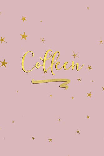 Colleen: Personalized Journal to Write In | Rose Gold Line Journal