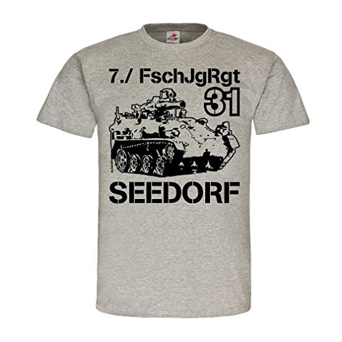 Copytec 7 FschJgRgt 31 Tow Wiesel_Seedorf Paracaidistas unidad Bundeswehr unidad paracaidistas Kompanie#21399 gris M