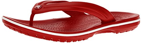 Crocs Crocband Flip, Chanclas Unisex Adulto, Rojo, 38/39 EU