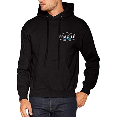 Desconocido Fragile Handled with Love - Sudadera con Capucha para Hombre (XL)