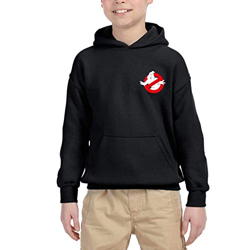 Desconocido Who Ya Gonna Call? - Sudadera con Capucha para niños (6 años, Negro)