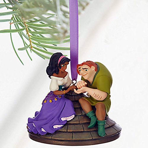 Disney 2016 Quasimodo Esmeralda Sketchbook Christmas Ornament