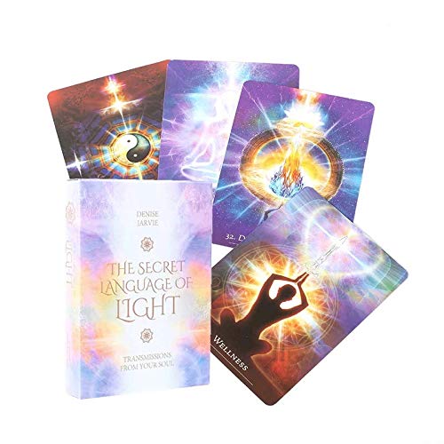 El lenguaje Secreto de la luz Tarot Oracle Card para Amigos Que juegan Tarjetas de Regalo de Juegos de Mesa de Fiesta Familiar
