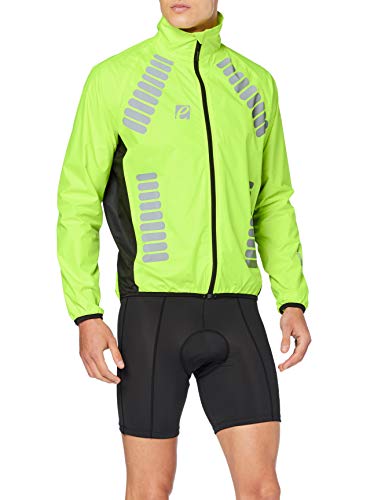 Elite Cycling Project Chaqueta de ciclismo Cyclone 2 para hombre, color verde, L