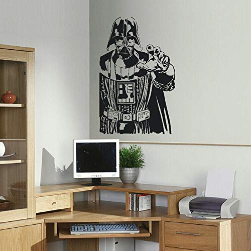 Etiqueta De La Pared Calcomanía De Arte Para Dormitorio Infantil Gigante De Darth Vader Star Wars