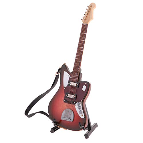 F Fityle Modelo Guitarra Eléctrica en Miniatura para Muñecas Escala 1/6 - #13