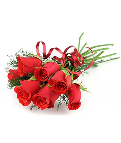 FACTORIA FLOR: RAMO DE 6 ROSAS ROJAS NATURALES + TARJETA CON NOTA PERSONALIZADA. POSIBILIDAD DE ENVÍO EN 24 HORAS SELECCIONANDO ENTREGA URGENTE, ENVÍO ESTANDARD 48 H GRATUITO.