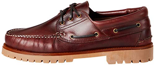 find. AMZ142 - Leather Náuticos, Zapatos para Hombre,Marron, 44 EU