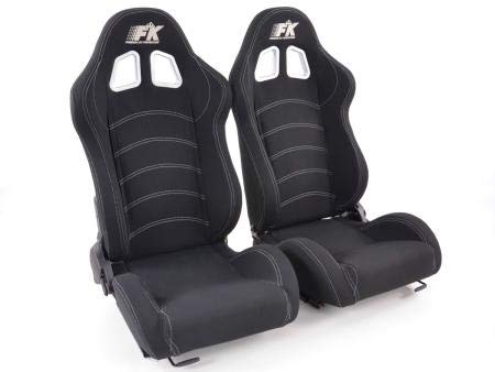 FKRSE010121; Asiento Baquet Edition Seattle Tela, Negro