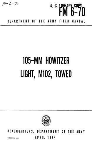 FM 6-70 105-MM Howitzer, Light, M102, Towed (U.S Army Vietnam War Manual, 1964) (English Edition)