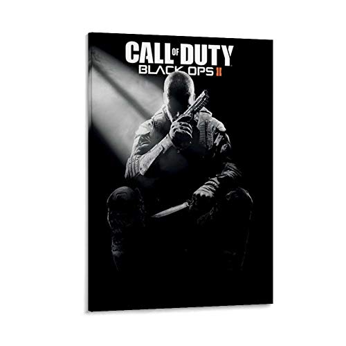 GDFG Póster de Call of Duty Black Ops 2 portadas de arte decorativo lienzo para pared, para sala de estar, dormitorio, 30 x 45 cm