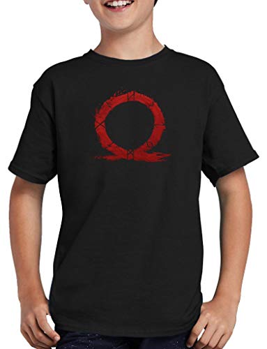 GoW Logo - Camiseta infantil negro 134/146 cm