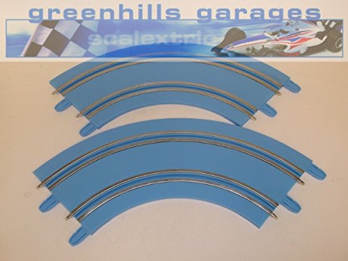 Greenhills Carrera First 90 Degree Curve Pair 'C' Blue - New - MT348