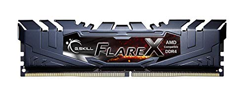 G.Skill F4-3200C16D-16GFX Flare X - Módulo de Memoria para AMD Ryzen (16 GB, 2 x 8 GB, DDR4, 3200 MHz, 288-pin DIMM)