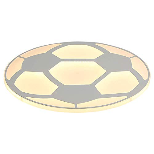 GYC LED Soccer Ceiling Light Cartoon Ceiling Lamp Modern Creative Light Fixture Children Room Nursery Football Boy Bedroom (52CM)