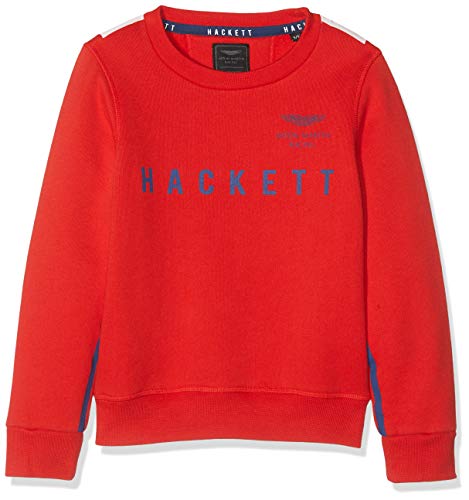 Hackett London Aston Martin Racing Rag Sweat Sudadera, Multicolor (Red/Blue 2ak), 104 (Talla del Fabricante: 3-4 años) para Niños