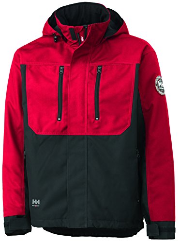 Helly Hansen Workwear Berg 34-076201-130-M Chaqueta Técnica, Hombre, M, Rojo/Negro