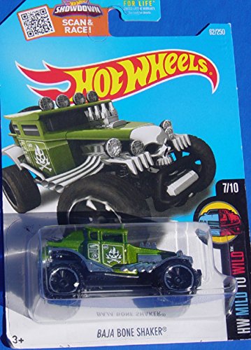 HOT WHEELS 2016 MILD TO WILD GREEN BAJA BONE SHAKER 62/250