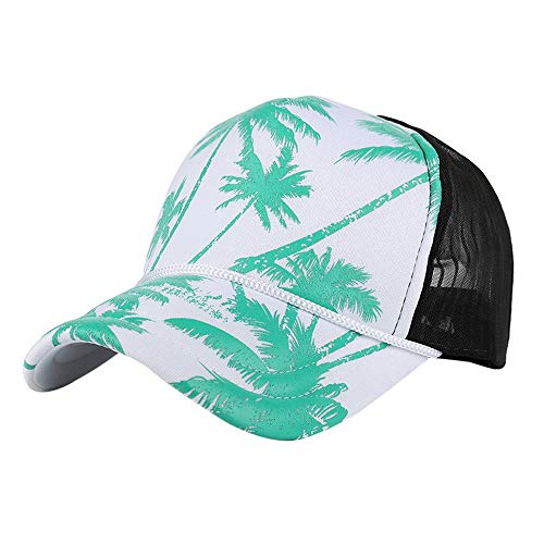 HYLH Gorra de béisbol con Estampado de árbol de Coco para Mujer