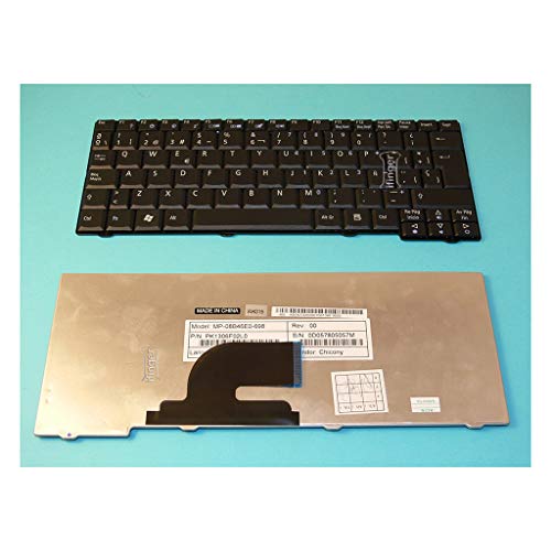 IFINGER Teclado Compatible DE Y para PORTATIL Acer Aspire One KAV60 EN ESPAÑOL Nuevo Negro Ver Foto