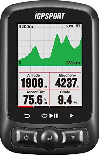 iGPSPORT Ciclocomputador GPS iGS618 inalámbrico Bicicleta Ciclismo con Mapa de rutade navegación