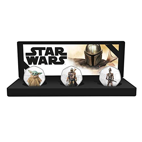 IMPACTO COLECCIONABLES Star Wars El Mandalorian - Colección 3 Monedas Oficiales en .999 Plata