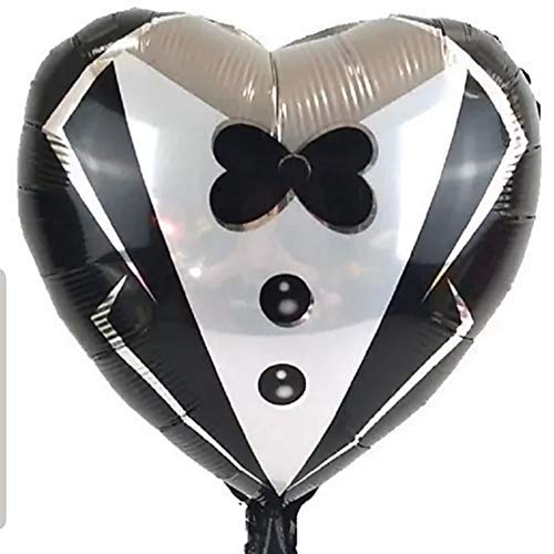 Item Shape Foil Balloons (Pack of 1 Groom Costume Heart) for Engagement Part Decorations