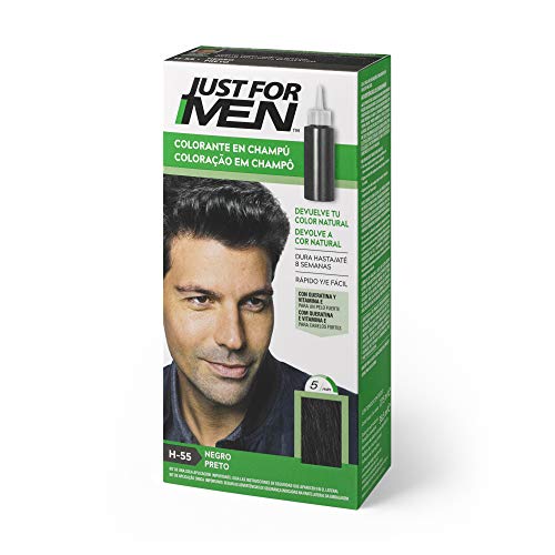 Just For Men Colorante en Champu para Hombre, Negro - 66 ml