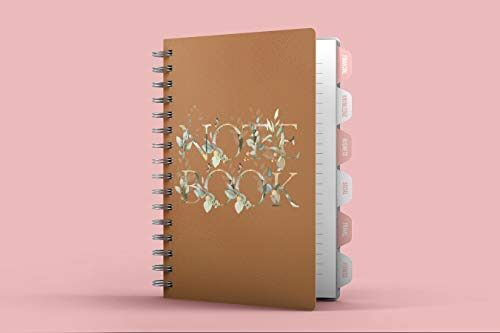 (K.588)Notebook to set goal: Brown cover with simple pattern. Paperback |size 6x9||200 pages| (English Edition)