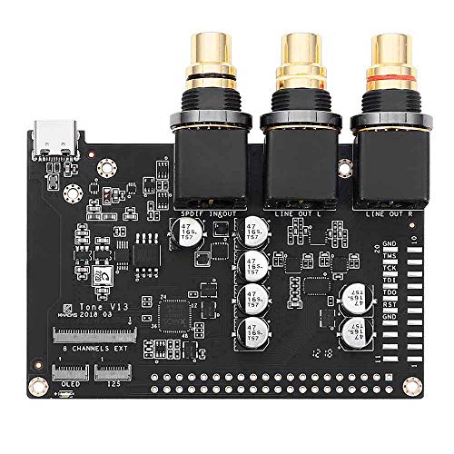 Khadas Tone Board Audio de alta resolución USB DAC basado en chip ES9038Q2M XMOS XU208 de 32 bits Tarjeta de sonido externa con entrada S / PDIF