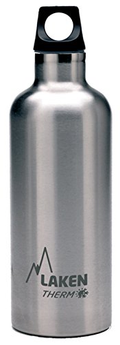 Laken Futura Botella Térmica Acero Inoxidable 18/8 y Doble Pared de Vacío, Unisex adulto, Plateado, 500 ml